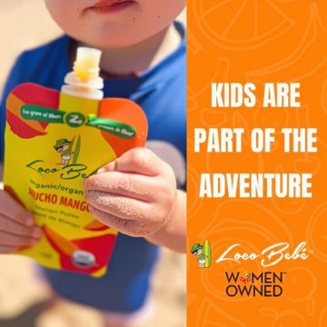 Loco Bebe Organic Baby Food Purée - Mucho Mango, 4 oz