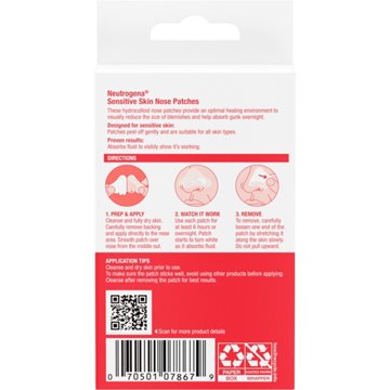 Neutrogena Sensitive Skin Hydrocolloid Blemish Nose Patch