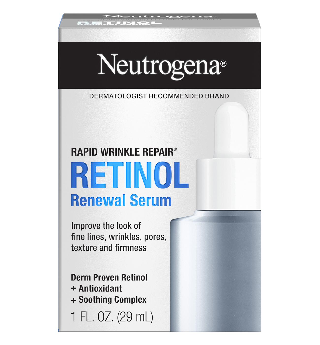 Neutrogena Rapid Wrinkle Repair Retinol Renewing Serum; image 1 of 11