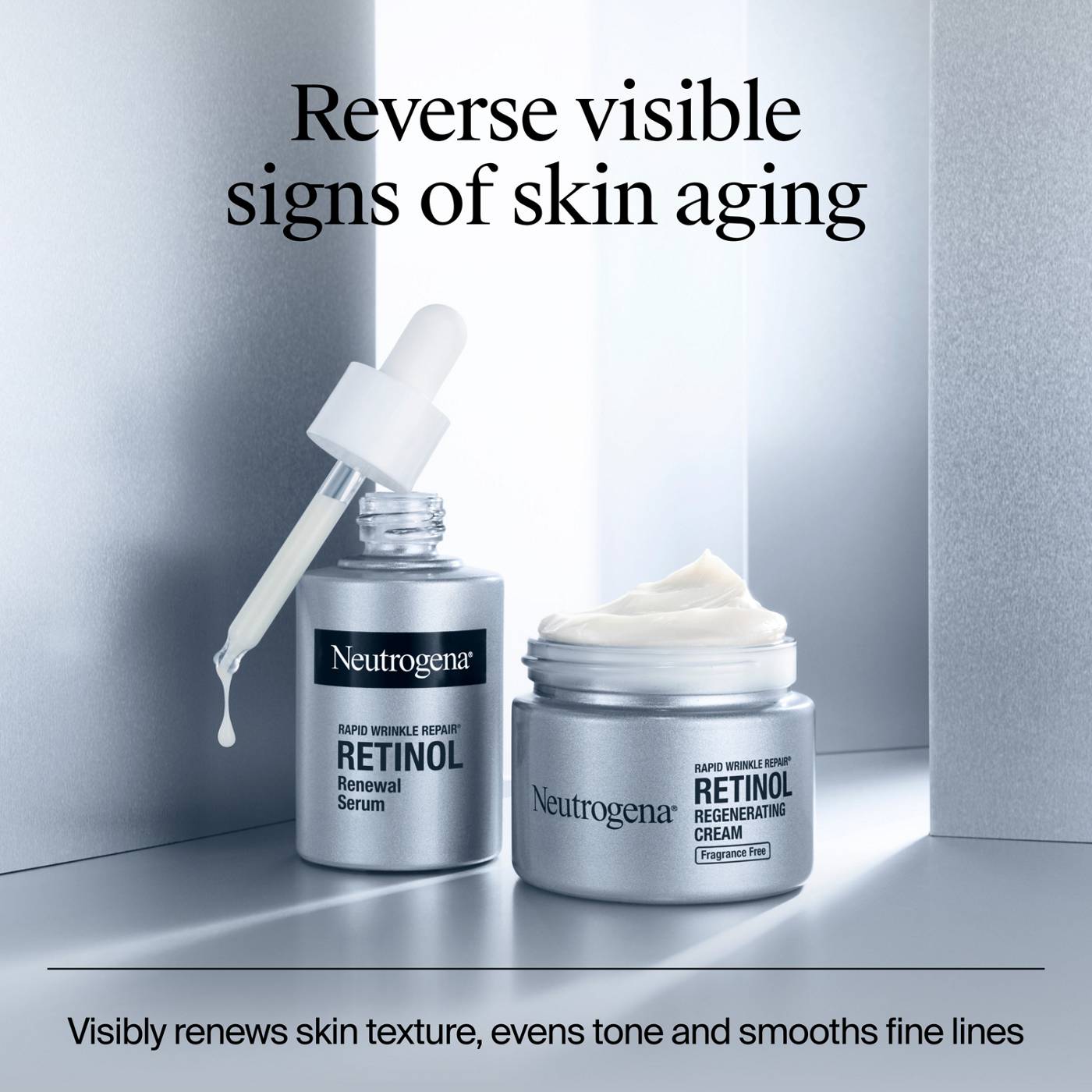 Neutrogena Rapid Wrinkle Repair Retinol Renewing Serum; image 8 of 11