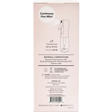 Kitsch Hair Styling Continuous Mist Spray Bottle