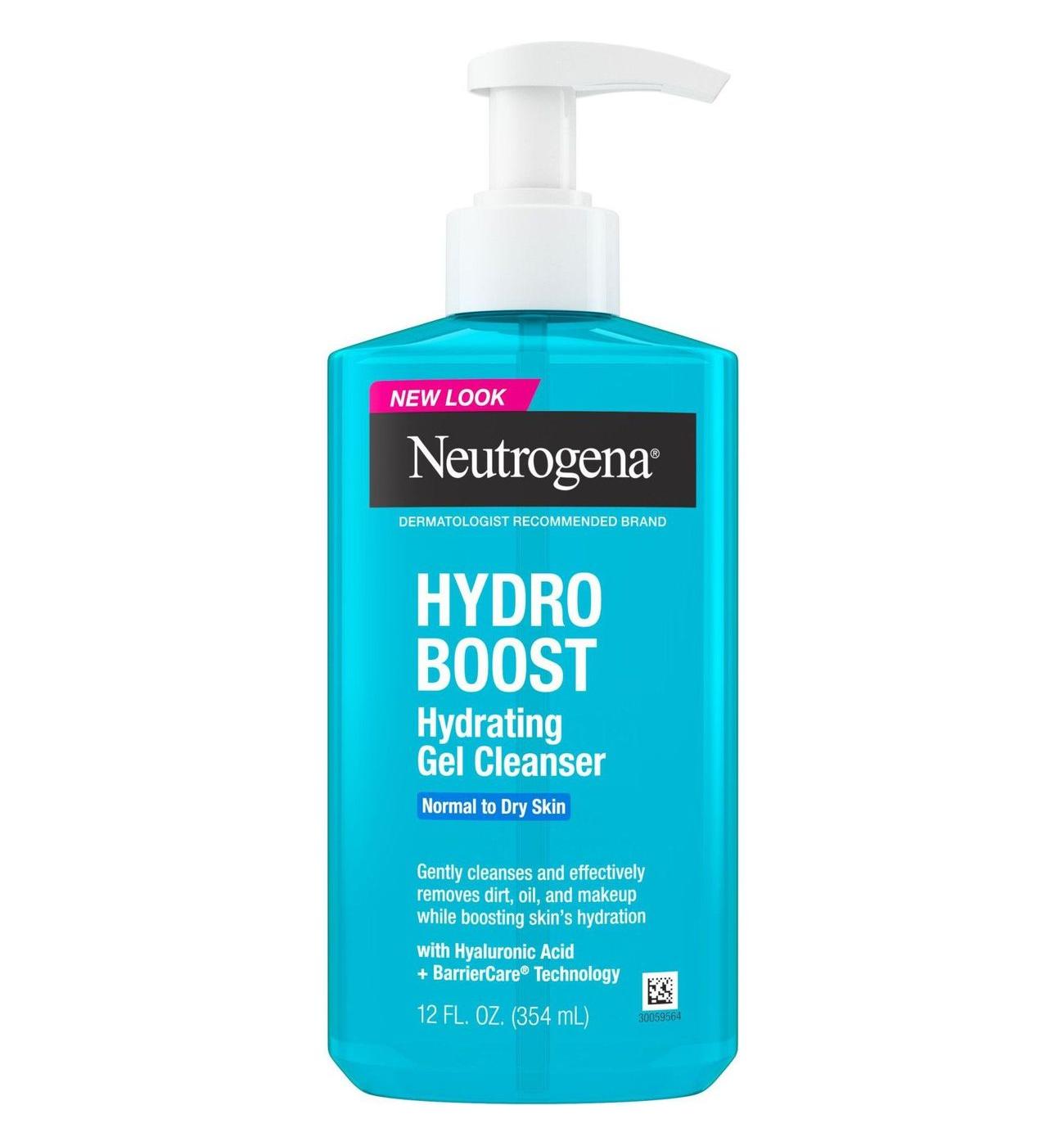 Neutrogena Hydro Boost Hydrating Foaming Gel Cleanser - Normal to Dry Skin; image 1 of 3