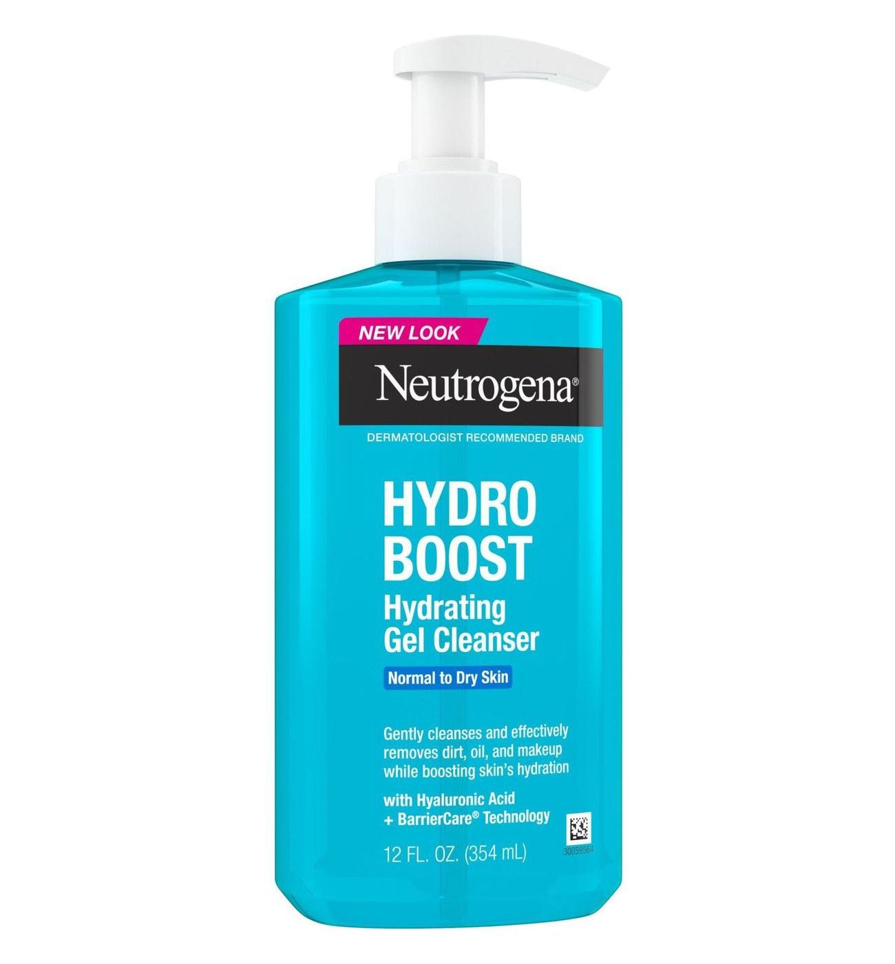 Neutrogena Hydro Boost Hydrating Foaming Gel Cleanser - Normal to Dry Skin; image 2 of 3