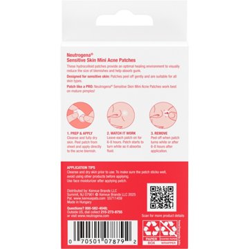 Neutrogena Sensitive Skin Hydrocolloid Mini Acne Patch