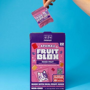 FruitBlox Mixed Fruit Pouches, 22 ct