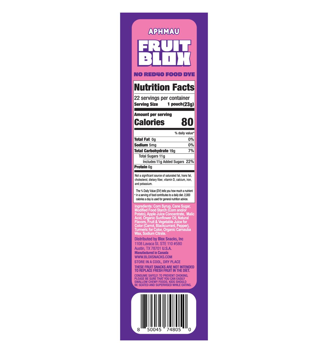 FruitBlox Mixed Fruit Pouches; image 5 of 5