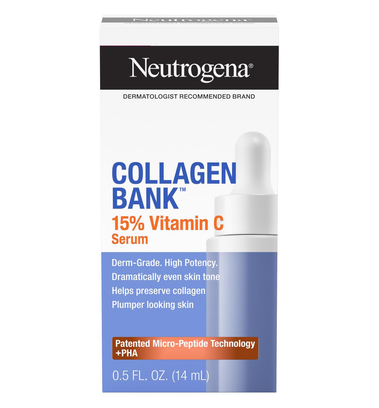 Neutrogena Collagen Bank 15% Vitamin C Booster Serum ; image 1 of 11