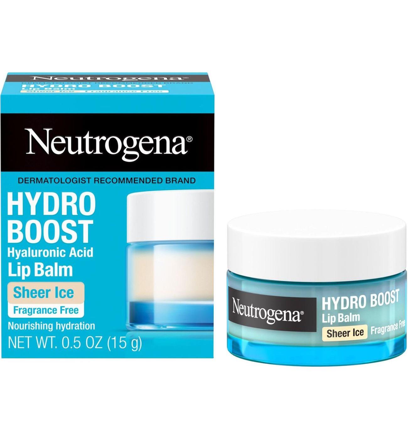 Neutrogena Hydro Boost Hyaluronic Acid Lip Balm - Sheer Ice, Fragrance Free; image 7 of 8
