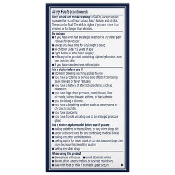 Advil PM Pain Reliever & Sleep Aid 200 mg Ibuprofen Liqui-Gel Minis Capsules