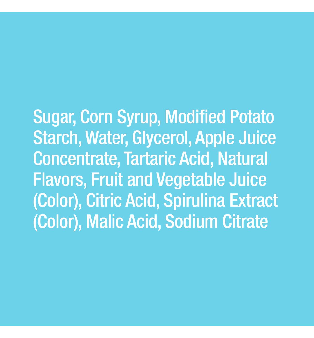 FruitBlox Sours Blue Raspberry & Cherry Snack Pouches; image 5 of 5