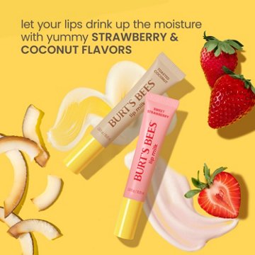 Burt's Bees Lip Milk Daily Moisturizer - Sweet Strawberry