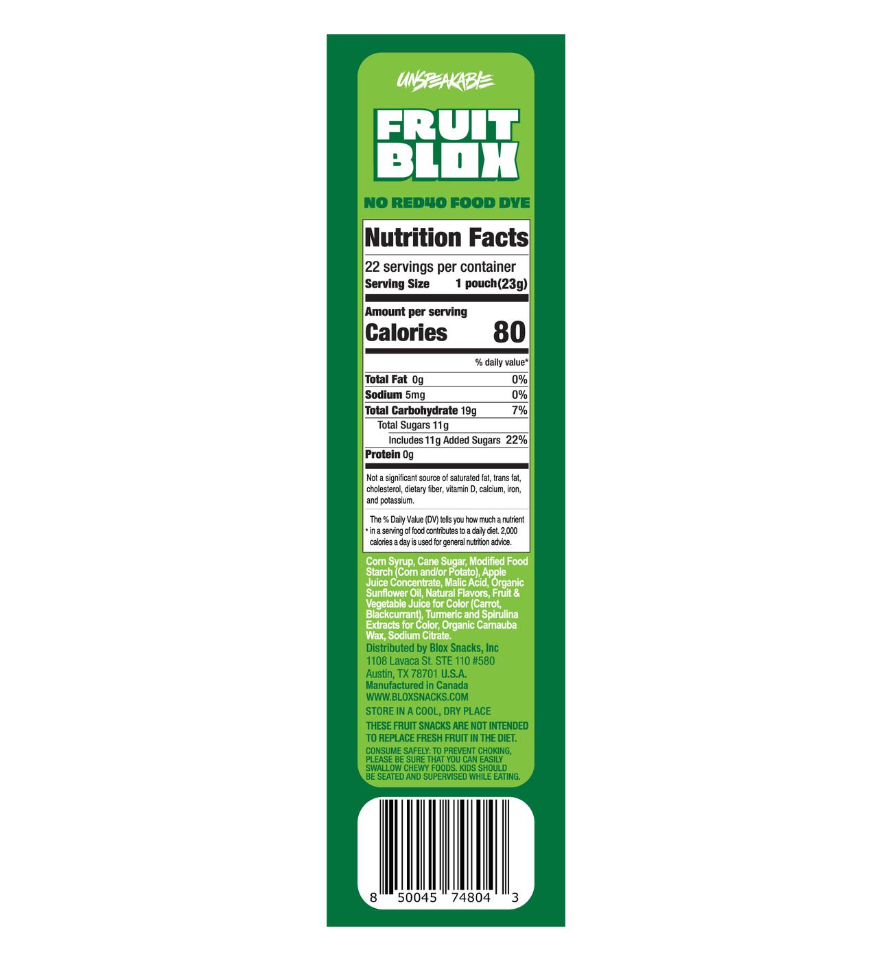 FruitBlox Apple & Strawberry Snack Pouches; image 3 of 6