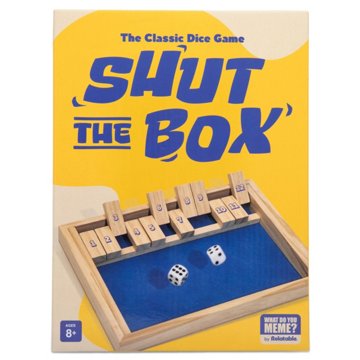 What Do You Meme? Shut the Box Classic Dice Game