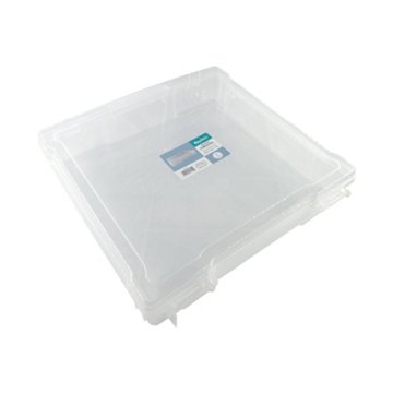 Novelinks Storage Case - Clear, 12'' x 12''