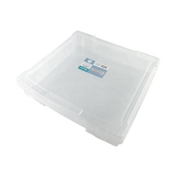Novelinks Storage Case - Clear, 12'' x 12''