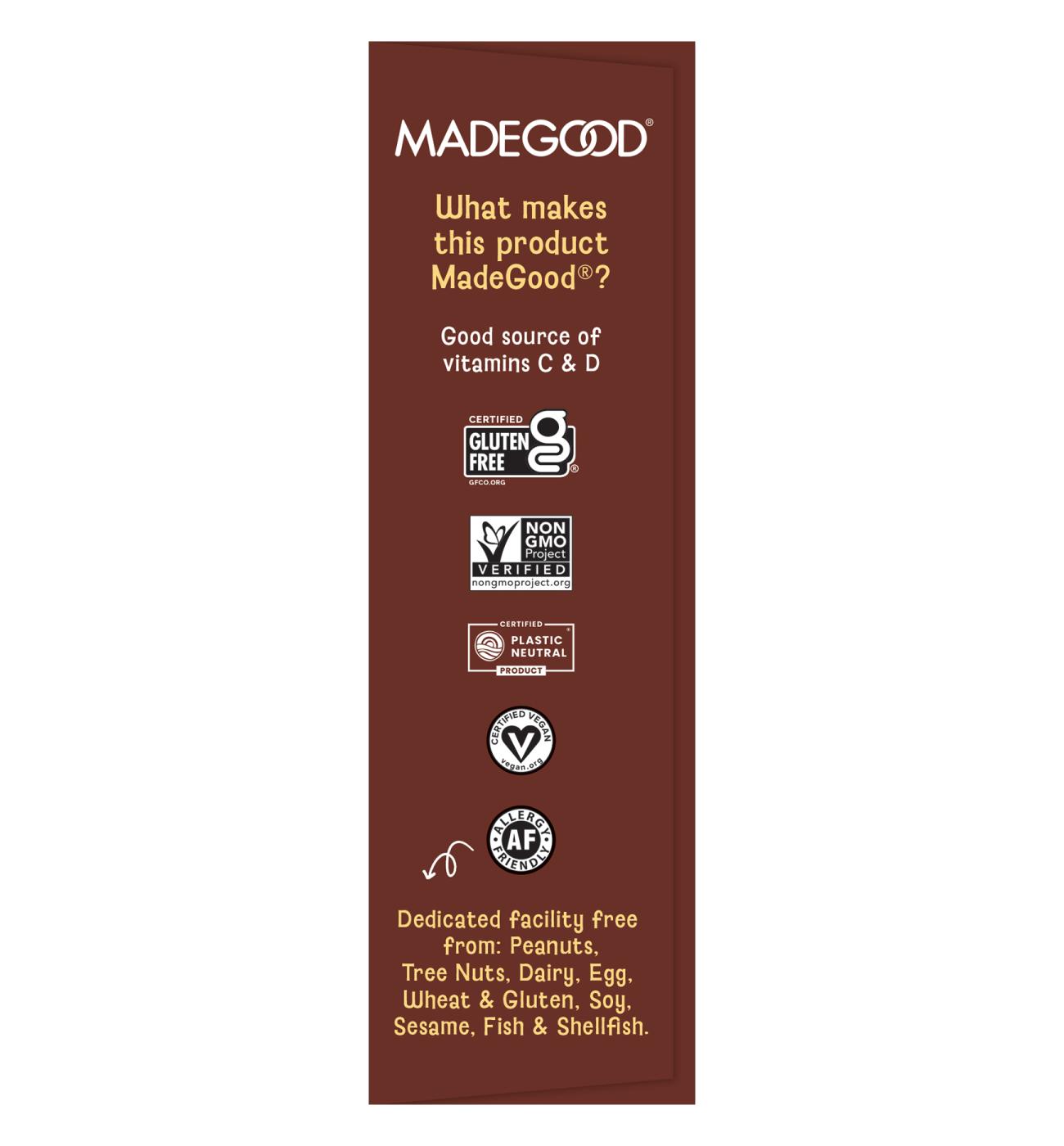 MadeGood Mornings Organic Soft Baked Oat Bars - Chocolate Chip; image 2 of 12