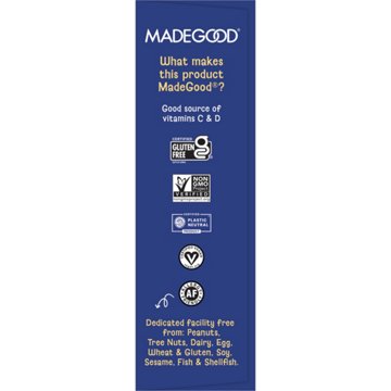 MadeGood Mornings Organic Soft Baked Oat Bars - Blueberry 