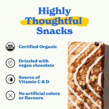 MadeGood Mornings Organic Soft Baked Oat Bars - Blueberry 