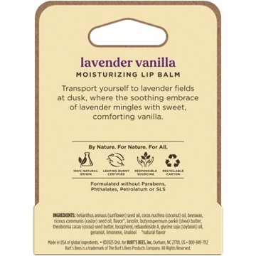 Burt's Bees Moisturizing Lip Balm - Lavender Vanilla