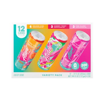 Alani Nu Zero Sugar Energy Drinks Variety Pack 12 pk Cans