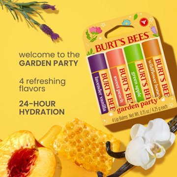 Burt's Bees 100% Natural Moisturizing Lip Balm - Garden Party