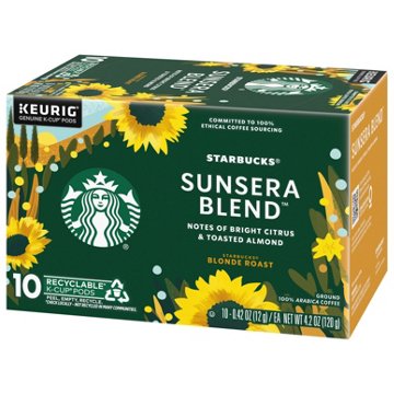 Starbucks Sunsera Blend Blonde Roast Single Serve Coffee Cups