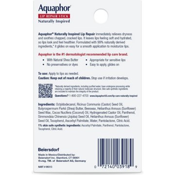Aquaphor Lip Repair Stick - Coconut, 2 pk