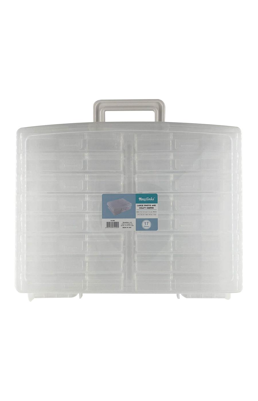 Novelinks 4'' x 6'' Photo & Craft Storage - Clear; image 1 of 3