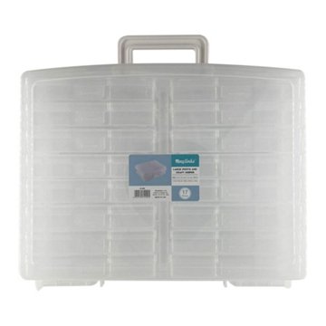 Novelinks 4'' x 6'' Photo & Craft Storage - Clear, 17 pc