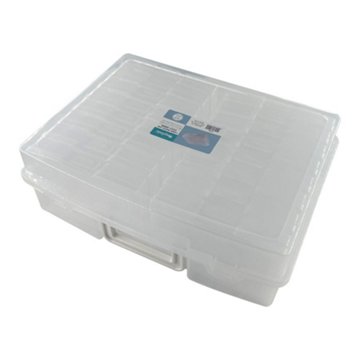 Novelinks 4'' x 6'' Photo & Craft Storage - Clear, 17 pc