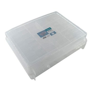 Novelinks 4'' x 6'' Photo & Craft Storage - Clear, 17 pc