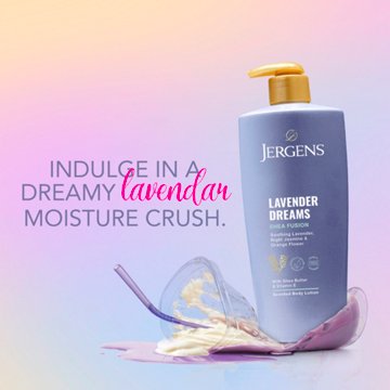 Jergens Shea Fusions Lotion - Lavender Dreams, 14 oz