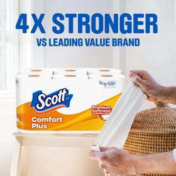 Scott Comfort Plus 1-Ply Toilet Paper Mega Rolls