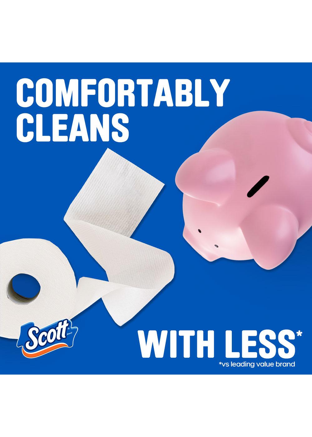 Scott Comfort Plus 1-Ply Toilet Paper Mega Rolls; image 7 of 7