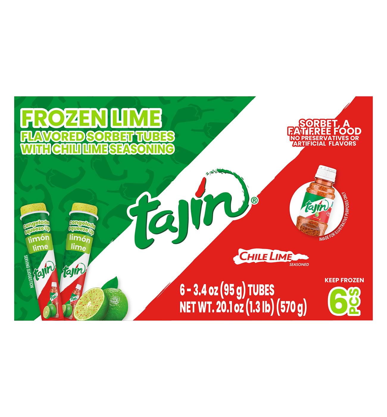 Tajin Lime Sorbet Tubes - Chili Lime Seasoned; image 1 of 3