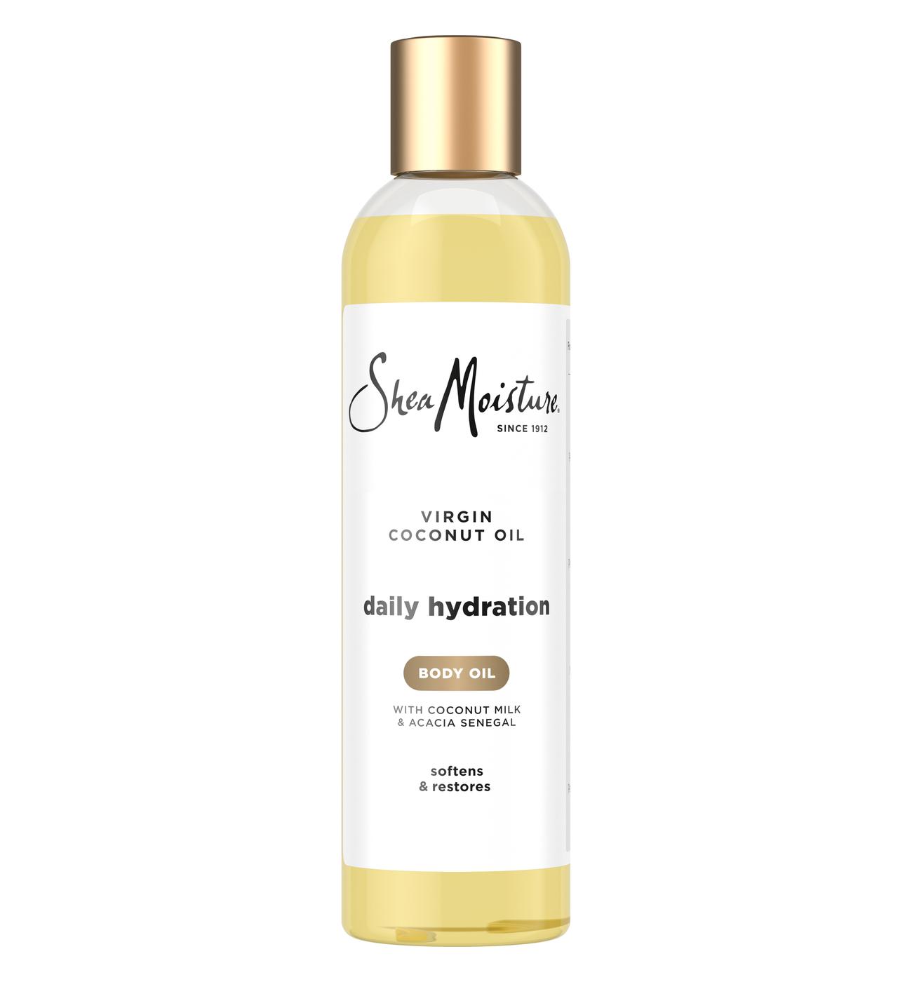 Shea Moisture Virgin Coconut Oil Daily Hydration Body Oil; image 1 of 2