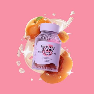 Lemme Glow Hair, Skin & Nails Biotin & Collagen Gummies