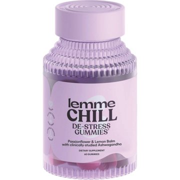 Lemme Chill De-Stress Lemon Balm & Ashwagandha Gummies