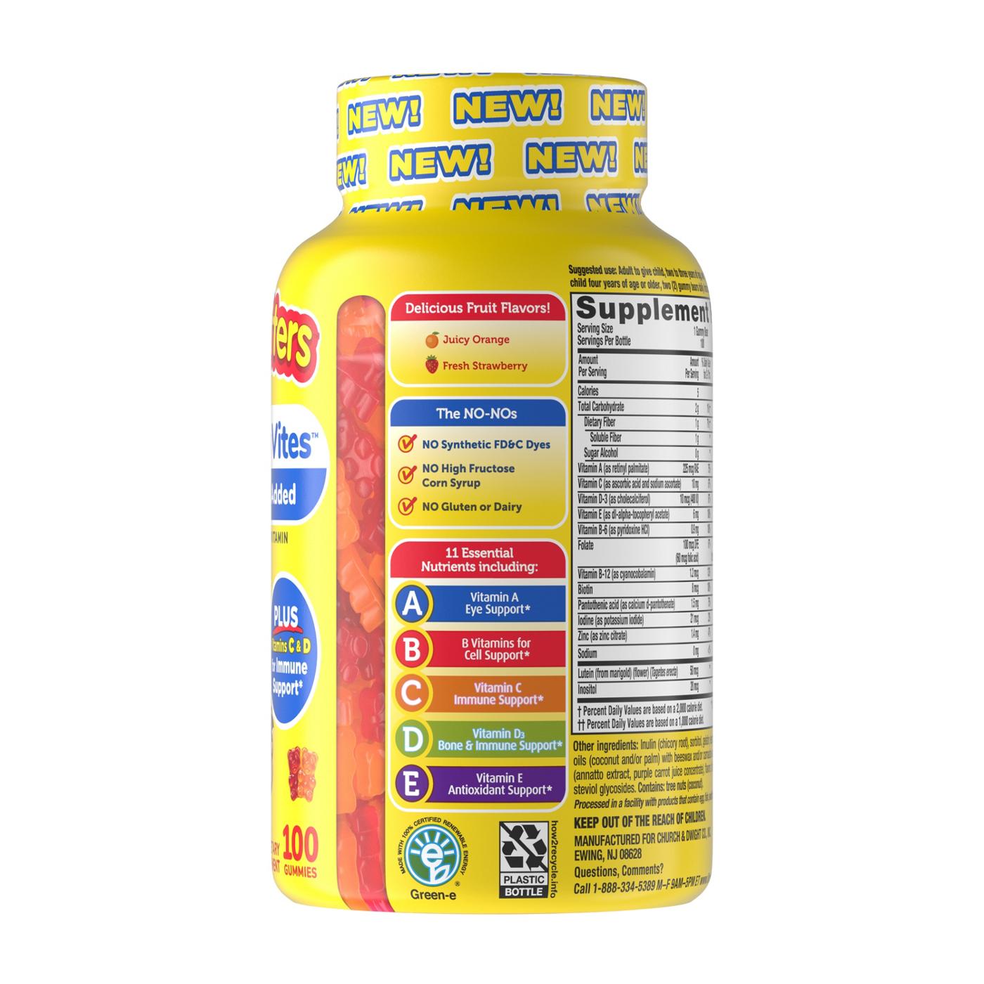 Lil Critters Gummy Vites No Sugar Added Daily Multivitamin Gummies; image 2 of 4