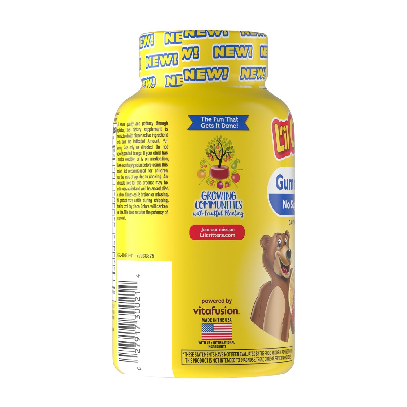 Lil Critters Gummy Vites No Sugar Added Daily Multivitamin Gummies; image 4 of 4