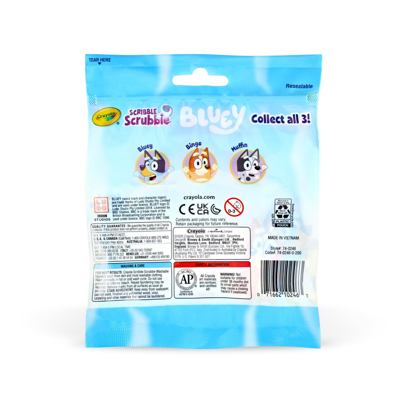 Crayola Bluey Scribble Scrubbie; image 2 of 3