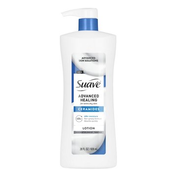Suave Advanced Healing Hand & Body Lotion with Ceramides - Extra Dry Skin, 28 oz