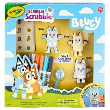 Crayola Bluey Scribble Scrubbies, 3 ct