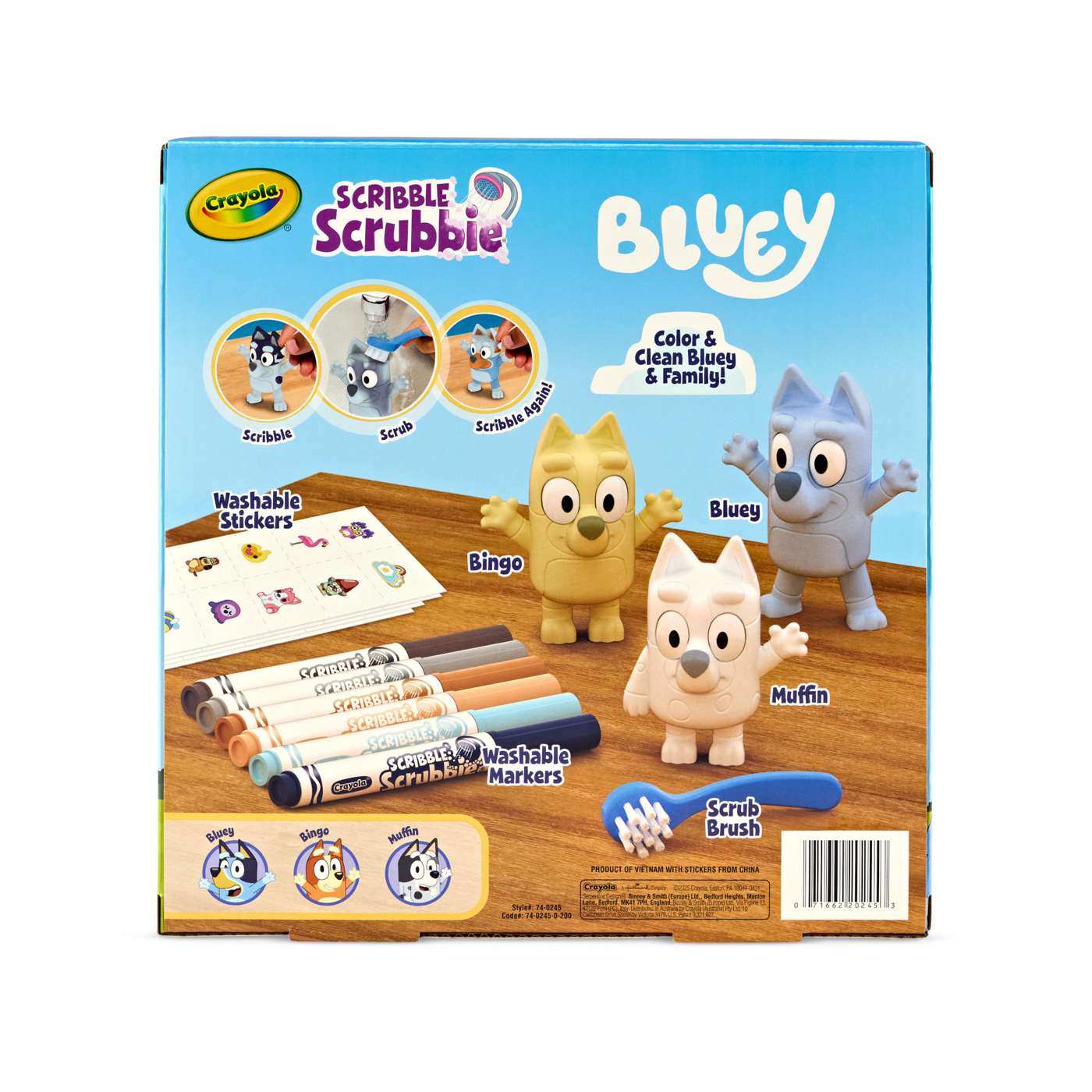 Crayola Bluey Scribble Scrubbies, 3 ct; image 3 of 4