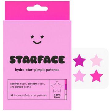 Starface Hydro-Star Pink Pimple Patches, 32 ct