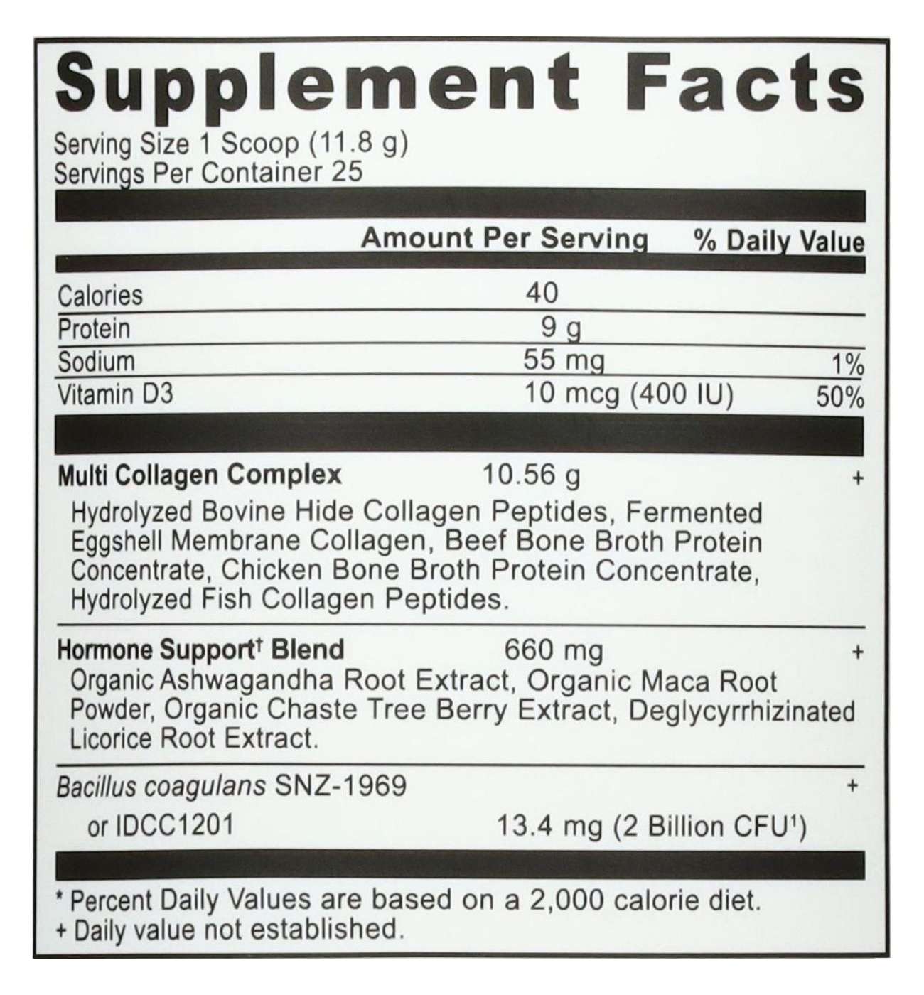 Ancient Nutrition Women's Hormone Balance + Collagen Powder - Vanilla; image 2 of 5