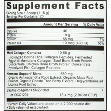 Ancient Nutrition Women's Hormone Balance + Collagen Powder - Vanilla, 10.4 oz