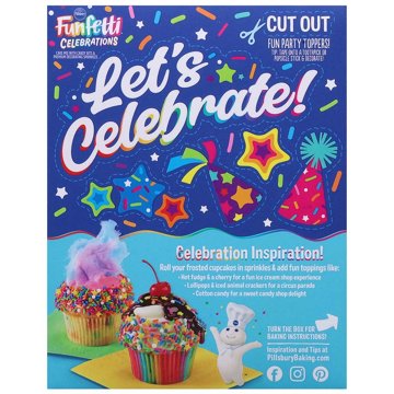 Pillsbury Funfetti Celebrations Cake Mix Kit, 19.4 oz
