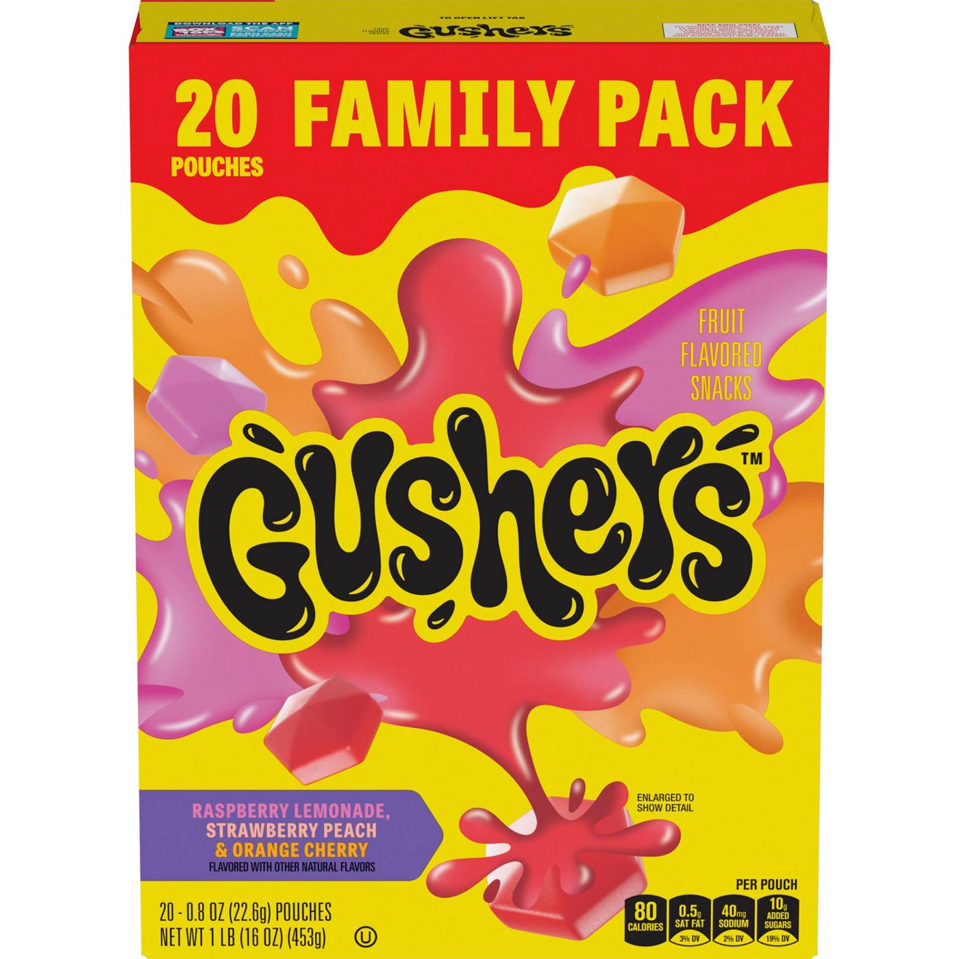 Gushers Fruit Snacks Family Pack; image 1 of 3