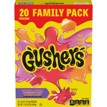 Gushers Fruit Snacks Family Pack, 20 ct